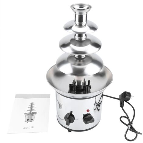 Fontaine à fondue au chocolat, fabricant en acier inoxydable pour mariage à l'hôtel