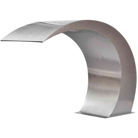 Fontaine cascade de piscine Acier inoxydable 45 x 30 x 60 cm CFW746098