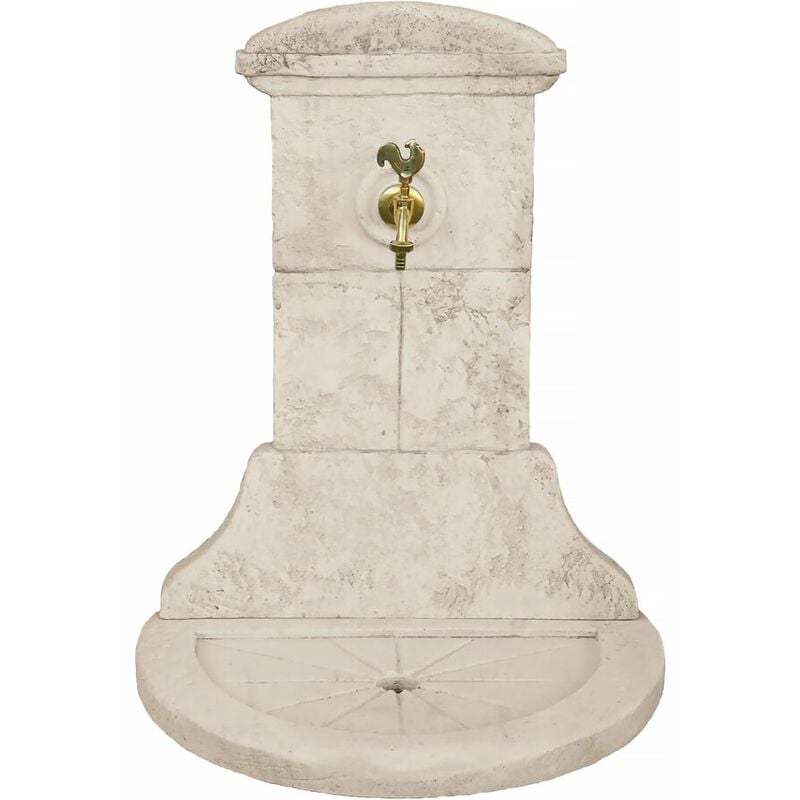 Habitat Et Jardin - Fontaine 'chantilly' - en pierre reconstituée - 60 x 42 x 94 cm