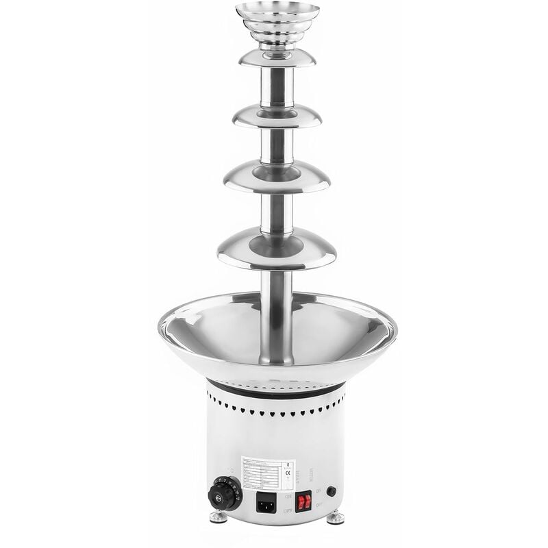 Fontaine à chocolat 5 étages 6 kg acier inoxydable