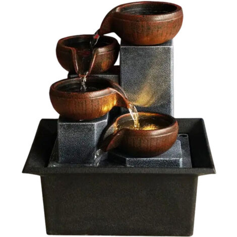 Fontaine de bureau décorative pour la maison, accessoires de fontaine de bureau, accessoires Feng Shui pour le bureau