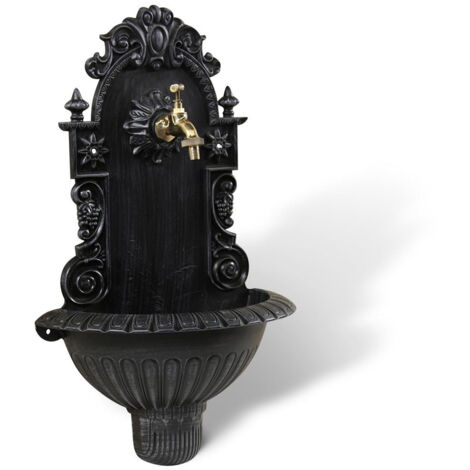 Fontaine de jardin - Aluminium - Gris - Décoration d'Autrefois