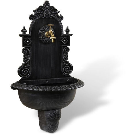 Fontaine de jardin - Aluminium - Gris - Décoration d'Autrefois