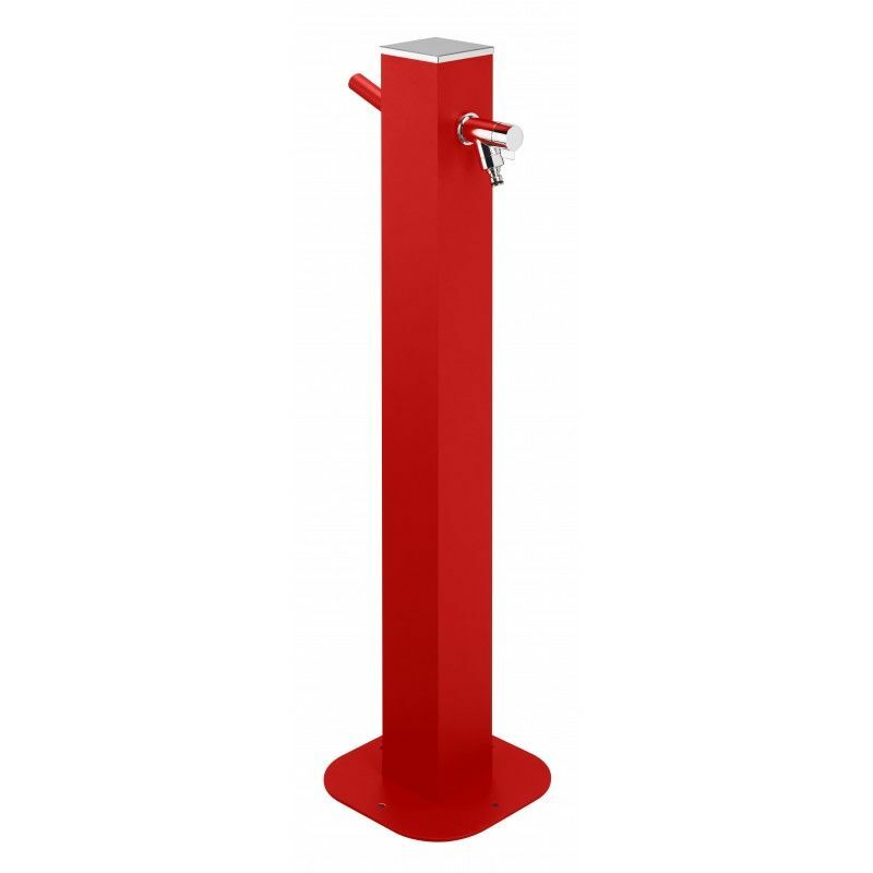 Jardinex - Fontaine de jardin aluminium - Rouge - Rouge