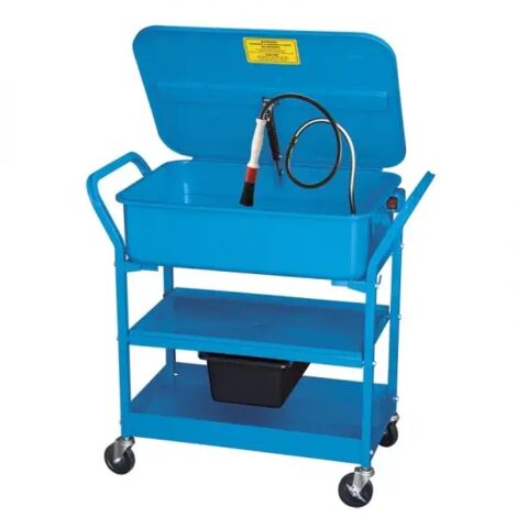 FONTAINE DE NETTOYAGE 60L LAVAGE DE PIÈCES MÉCANIQUES FERVI 0232