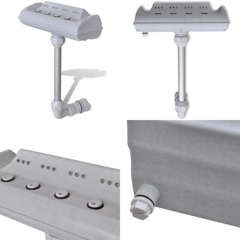 Vidaxl - Fontaine de piscine avec lumières led - Écumoire pour piscine - Écumoires pour piscine - Home & Living