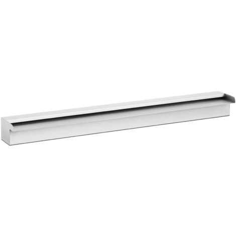 Fontaine De Piscine Cascade Chute D'Eau Pour Bassin Inox Uniprodo Largeur 90 cm Inox 304