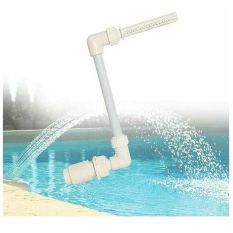 Fontaine de piscine cascade, équipement de support de fontaine cascade, décoration de piscine cascade de piscine