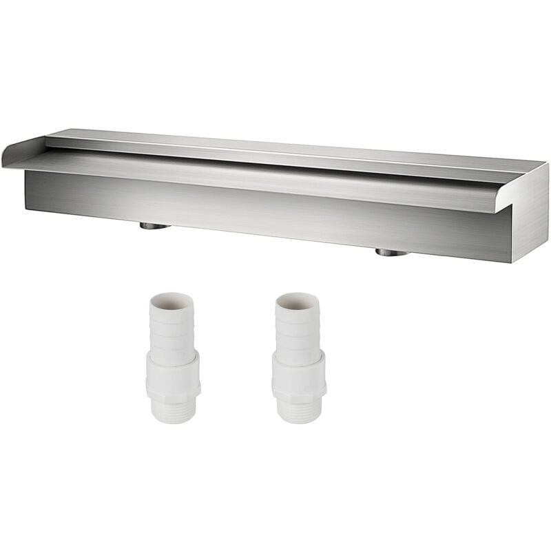 Fontaine de piscine décorative en acier inoxydable Mophorn 23,6'x4,5'x3,1', bassin de jardin, utilisation intérieure/extérieure