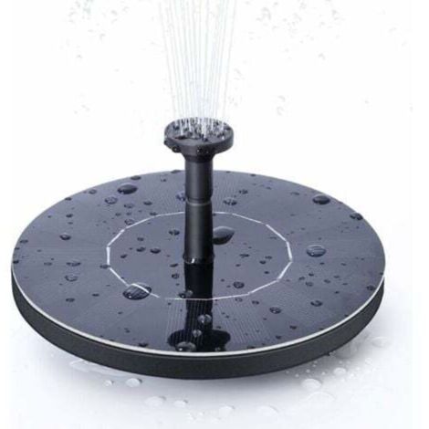 Fontaine De Stockage D'Energie Solaire 1.4W Kit De Pompe A Eau Solaire Pour Piscine Exterieure