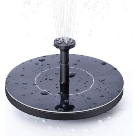 Fontaine De Stockage D'Energie Solaire 1.4W Kit De Pompe A Eau Solaire Pour Piscine Exterieure