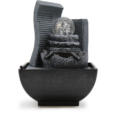 Fontaine de table - 18 cm - Formation rocheuse en cascade- Vendu par 1