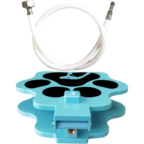 Fontaine d'eau Extérieure pour Chien - Fontaine Automatique à Pédale pour