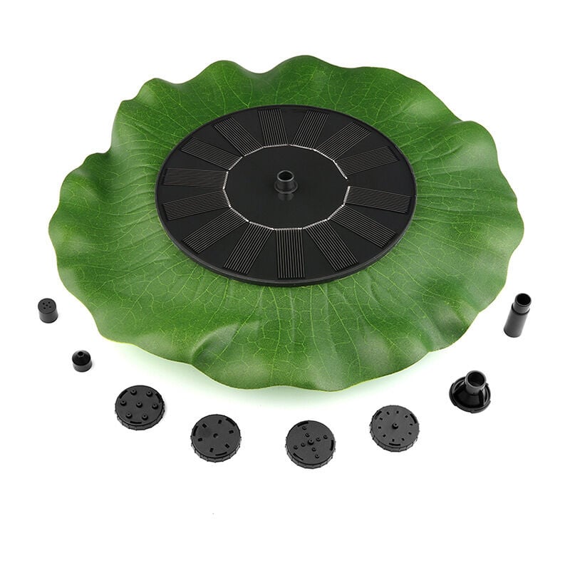 Fontaine flottante à énergie solaire, pompe à eau, jardin, étang, piscine, décor de paysage, pulvérisateur d'eau