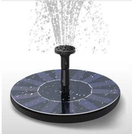 Fontaine flottante, fontaine de jardin, étang, bain d'oiseaux, bassin de jardin, fontaine de jardin, 18 cm