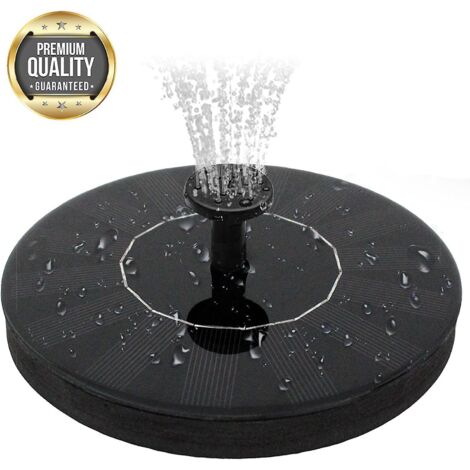 Fontaine flottante solaire, fontaine d'extérieur, pompe d'aération pour bassin, piscine, jardin, aquarium (solaire)