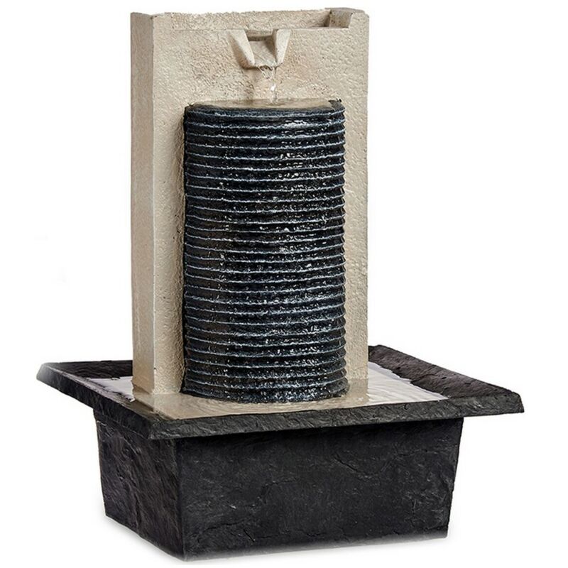 Fontaine en résine plastique marron (24 x 38 x 29,5 cm)