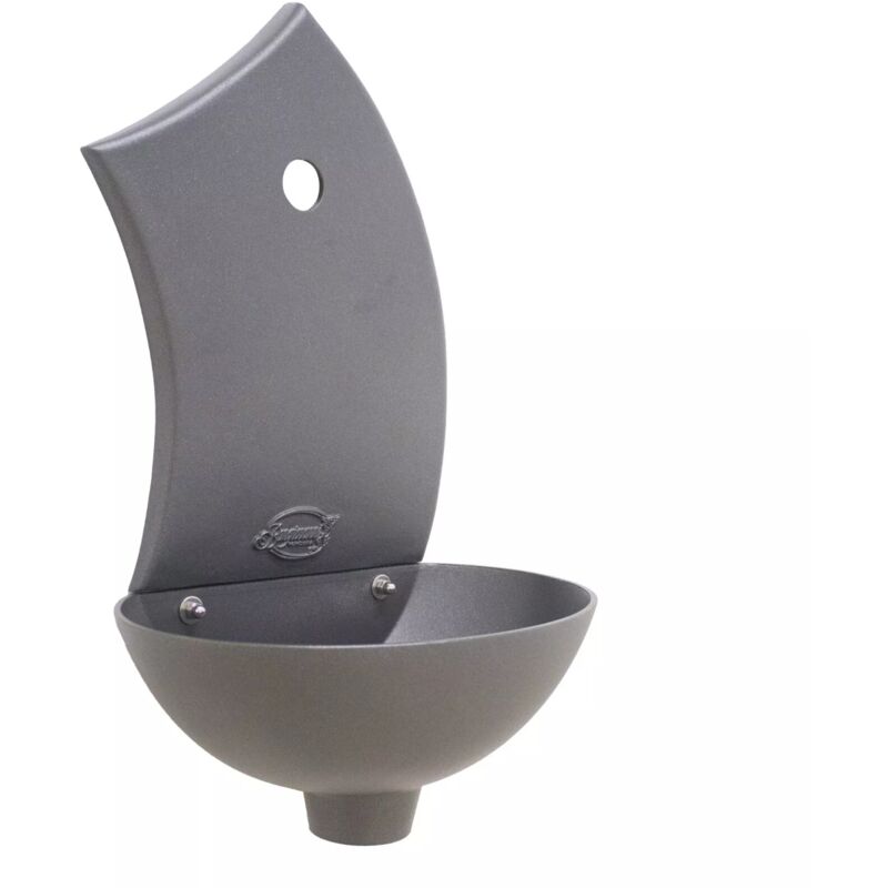 Fonderia Bongiovanni - Fontaine murale modèle Pinta pour jardin potager avec or sans robinet au choix : sans robinet