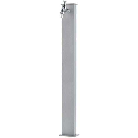 BEL-FER complète avec système et robinet H82 Cm couleur Aluminium Made in Italy