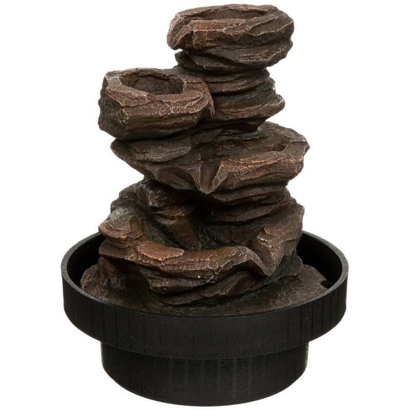 Atmosphera - Fontaine Sharmila noir H22cm créateur d'intérieur