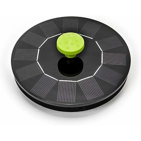 Fontaine Solaire Exterieure de Jardin,avec 10 Accessoires de Pompe a Eau, Utilisée pour La Décoration de Bains d'oiseaux, Bassin Poisson Exterieur, Bassin de Jardin, Piscine.