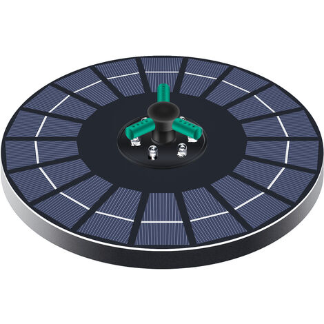 Fontaine solaire flottante extérieure 6W pompe de piscine solaire avec bec rotatif pour fontaine de jardin d'aquarium de bain d'oiseau