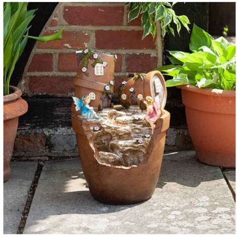Fontaine solaire Pots Elvedon