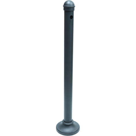 Fontana a colonna Enna per casa giardino colore grigio ghisa senza rubinetto