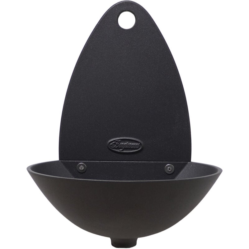 Fonderia Bongiovanni - Fontaine murale Palma en fonte grise pour jardin potager sans robinet