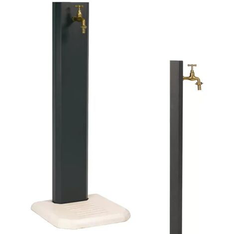 Fontana antracite con base cemento 100 cm