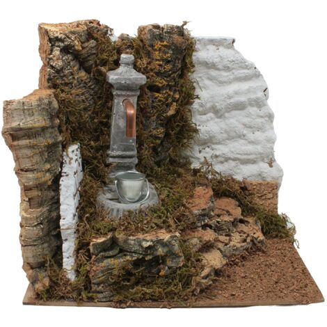 Fontana con Secchio 20x14 cm per Presepe 11512