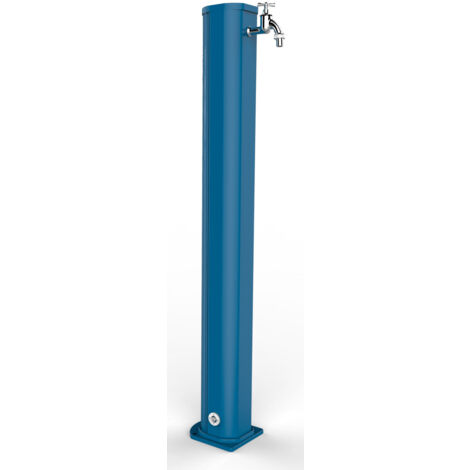 Fontana da esterno con rubinetto arkema jolly blu