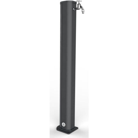Fontana da esterno con rubinetto arkema jolly grigio antracite