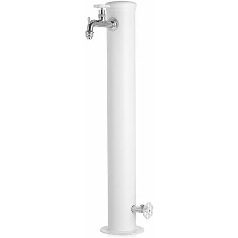 Fontana da Giardino con Doppio Rubinetto Belfer 42/ARRF Bianco