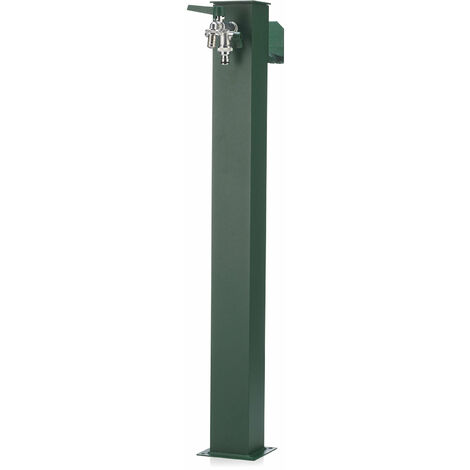 Fontana da Giardino con Doppio Rubinetto Belfer 42/QRR Verde