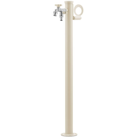 Fontana da Giardino con Doppio Rubinetto Belfer 42/SRR Avorio