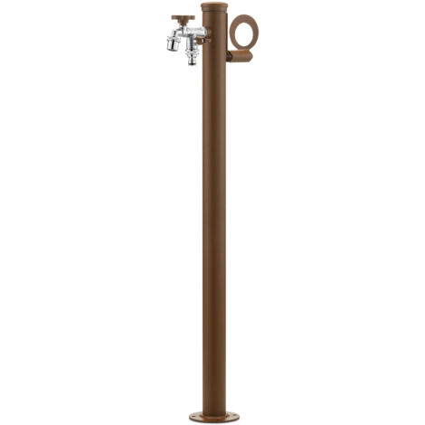 Fontana da Giardino con Doppio Rubinetto Belfer 42/SRR Ruggine