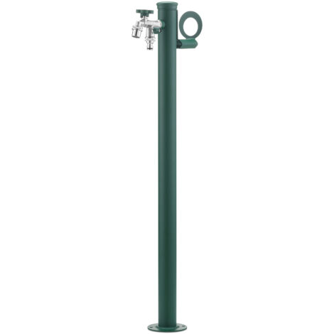 Fontana da Giardino con Doppio Rubinetto Belfer 42/SRR Verde