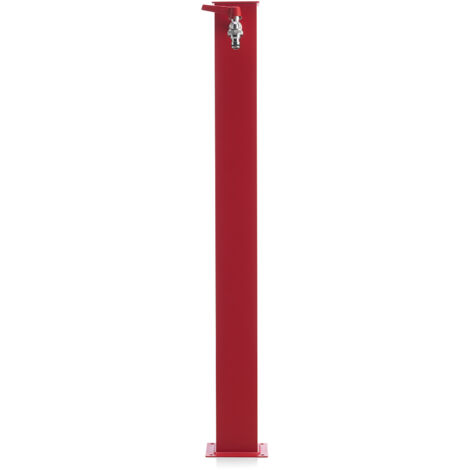 Fontana da Giardino con Rubinetto Belfer 42/Q Rosso