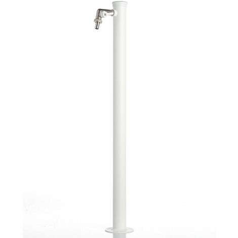 Fontana da Giardino con Rubinetto Belfer 42/SR Bianco