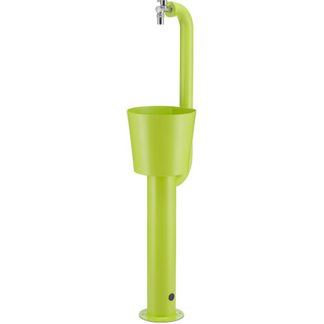 Fontana da Giardino con Rubinetto e Secchio Belfer 42/ARC Cactus Verde Acido
