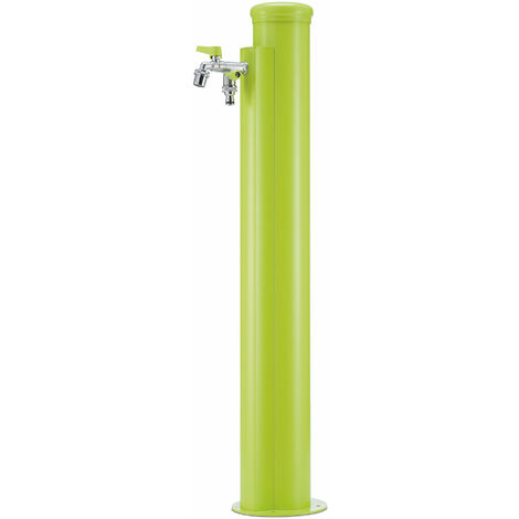 Fontana da Giardino con Rubinetto e Tubo Irrigazione a Spirale 10m Belfer 42/ARS Verde Acido