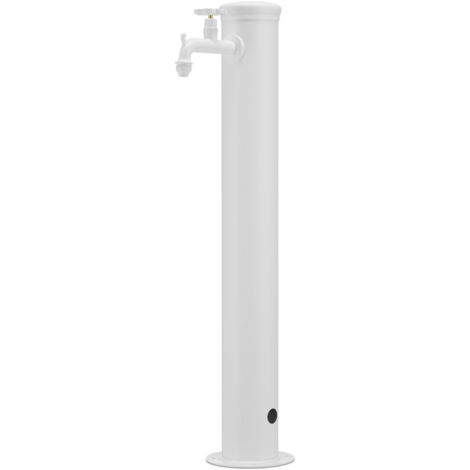 Fontana da Giardino con Rubinetto in Tinta Belfer 42/TT Bianco
