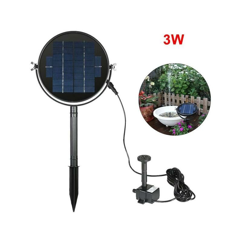 Fontana di acqua diritta solare impermeabile per