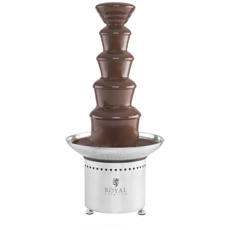 Royal Catering - Fontana di cioccolato professionale - 5 piani - 6 kg