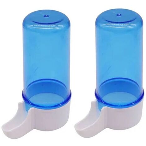 Fontana per pappagalli e altri uccelli, blu, 50 ml