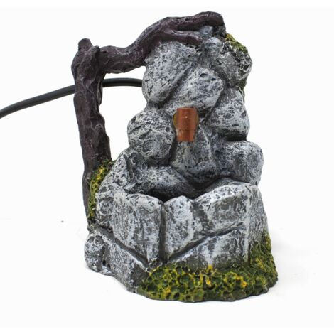 Fontana Roccia in Resina per Presepe 11x9 cm 11880