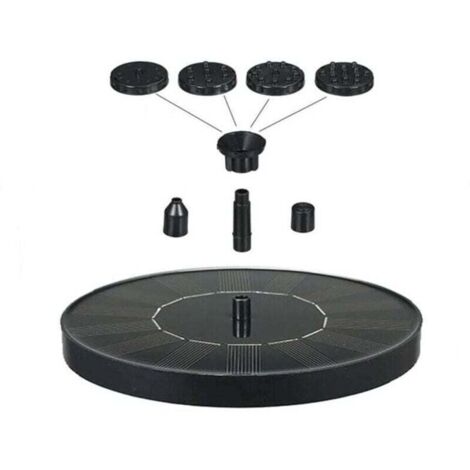 Fontana solare da esterno per giardino, vasca per uccelli solare da 1,4 W, ideale per laghetti ornamentali, laghetti da esterno, giardini