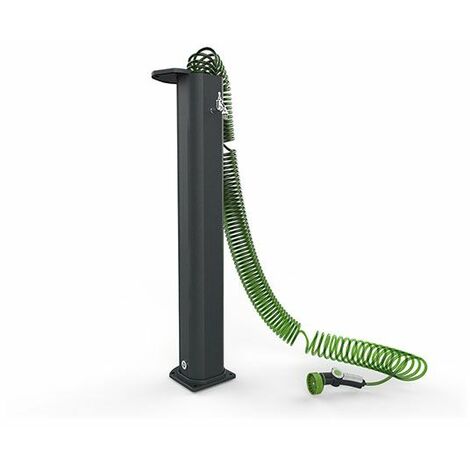 Fontana Tradizionale Garden Surprise Arkema Con Tubo E Pistola Irrigazione Antracite - GS145