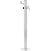 Fontanella a Colonna da Giardino in Allumino 95 cm